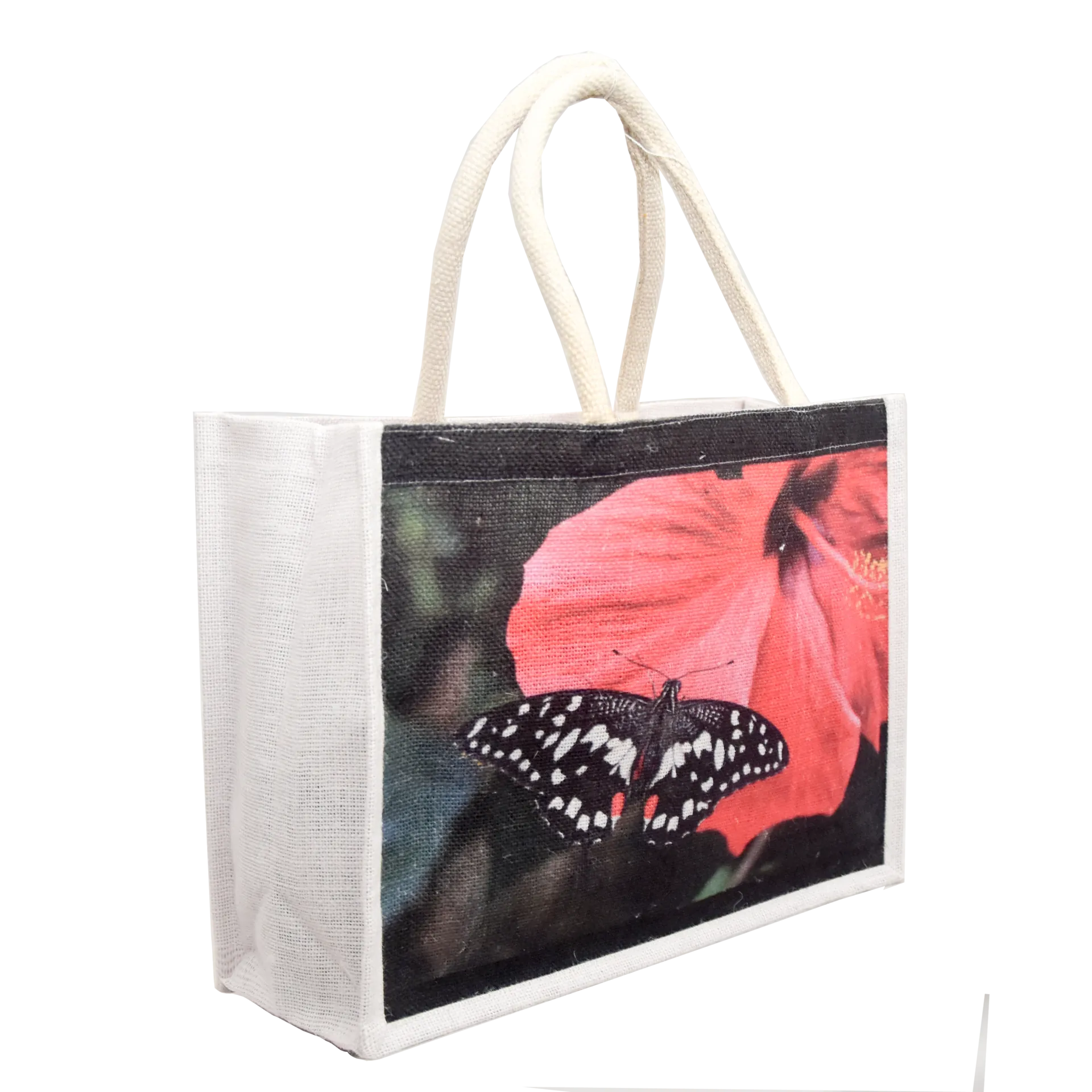 Floral Jute Bag