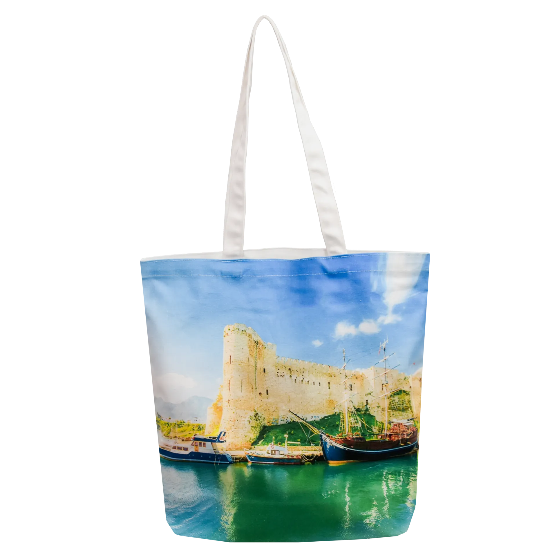 Plain Blue Tote Bag