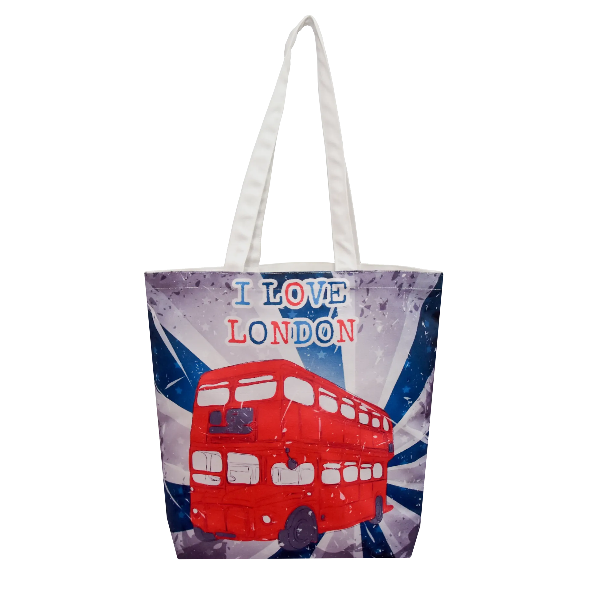 Santorini Themed Tote Bag