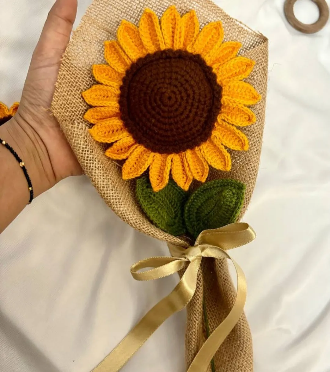 Crochet Sunflower Bouquet