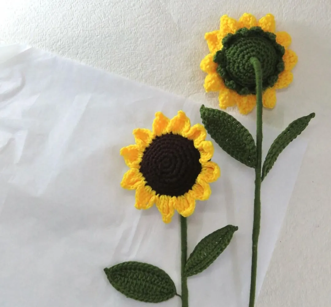 Crochet Sunflowers