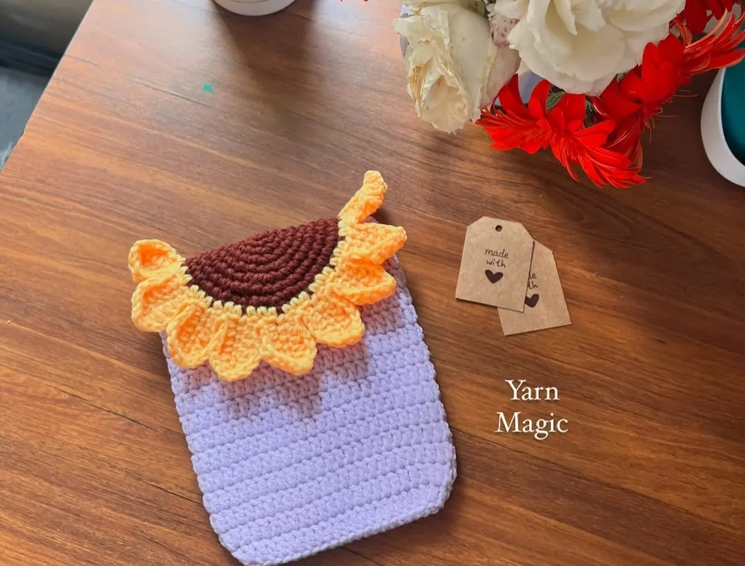 White Crochet Tulips