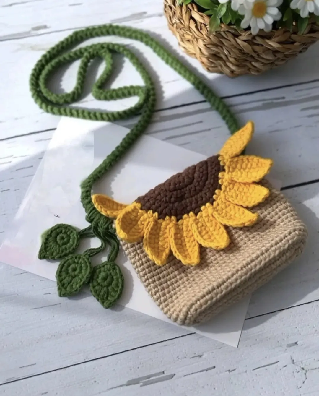 Crochet Flower Arrangement
