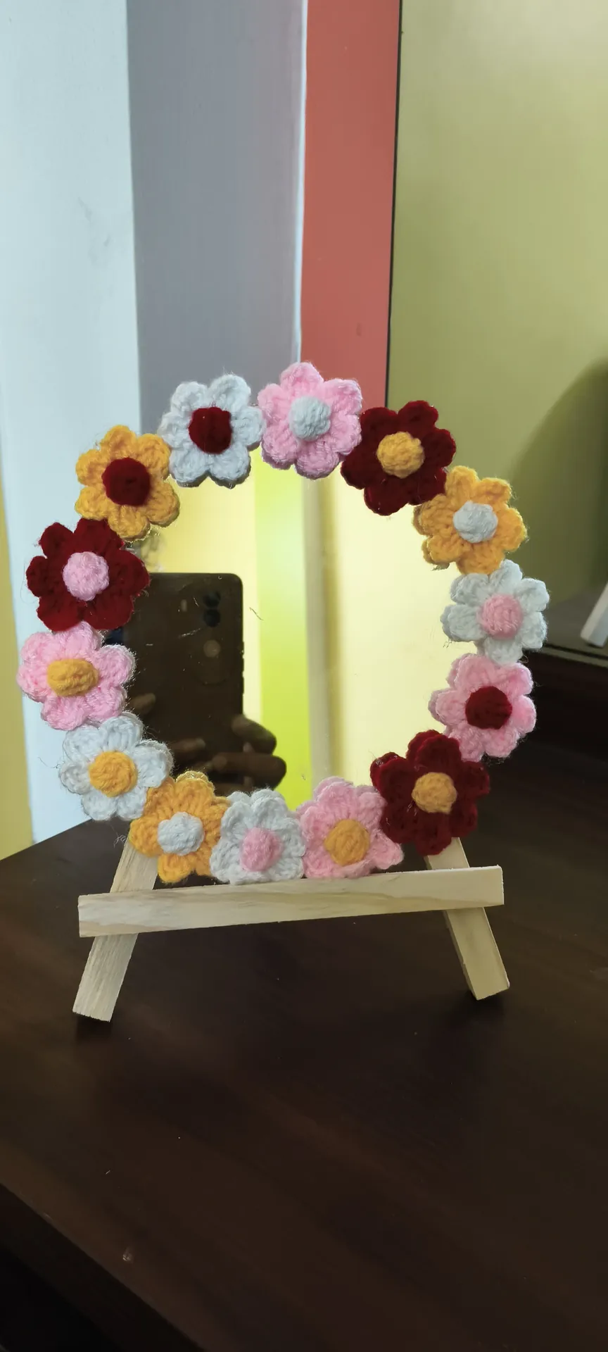 Crochet Flower Shadow Box