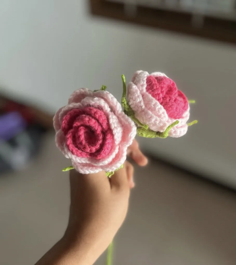 Crochet Sunflower Shadow Box