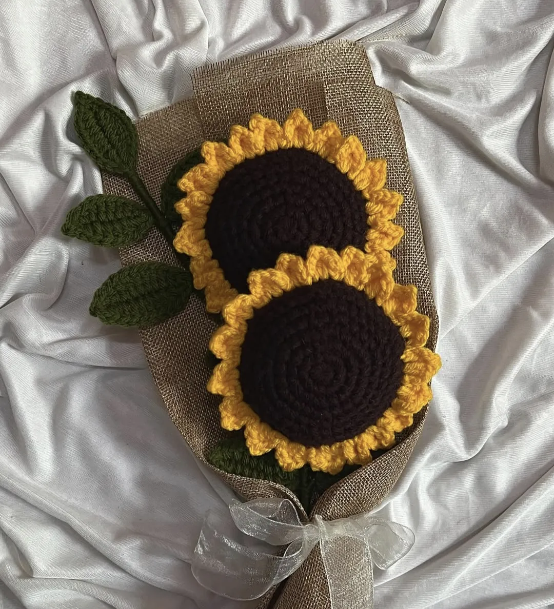 Crochet Roses in Vase