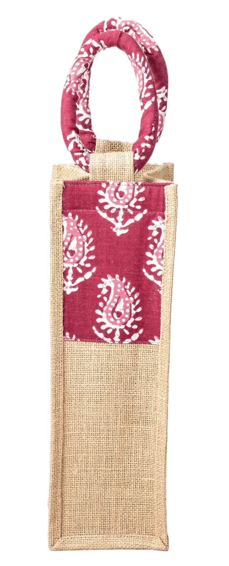 Jute Wine Bag with Window